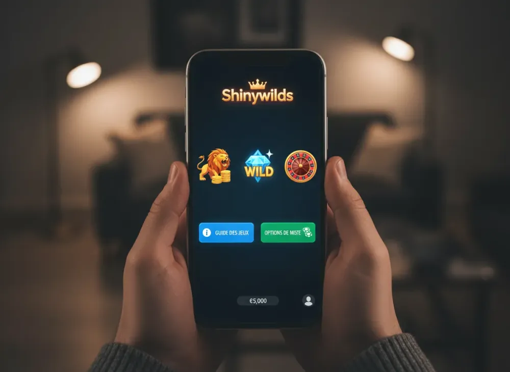 Shinywilds app guide des jeux et options de mise
